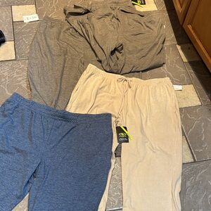 New lot 5 Lounge Pants - Gray, Navy, Beige women’s 20-22